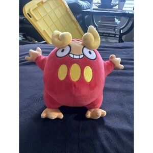 Pokemon Darumaka Red Character‎ Plush Stuffed Toy 8" Game Freak Nintendo
